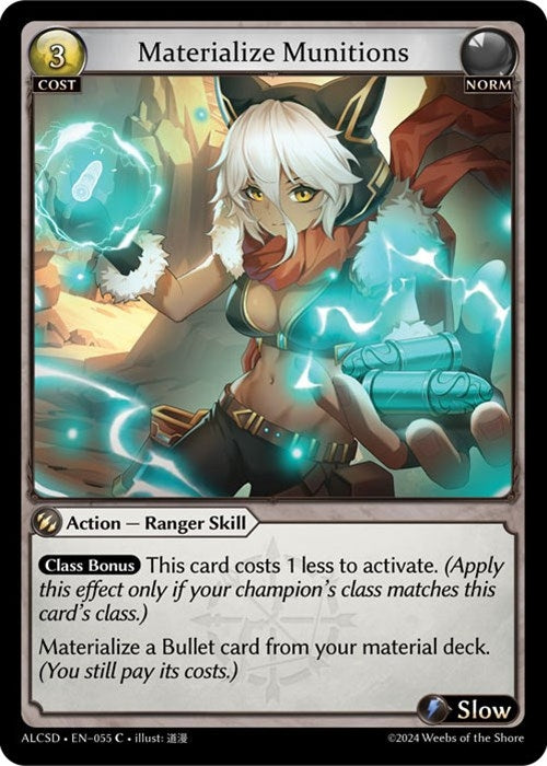Image for Materialize Munitions (055) (Alchemical Revolution Starter Decks) - Grand Archive TCG