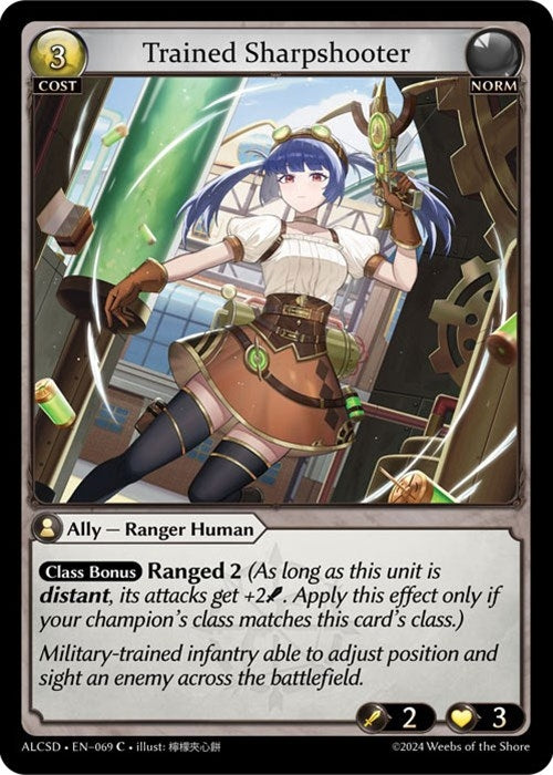 Image for Trained Sharpshooter (069) (Alchemical Revolution Starter Decks) - Grand Archive TCG