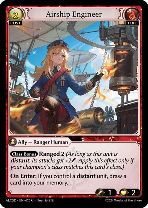 Image for Airship Engineer (070) (Alchemical Revolution Starter Decks) - Grand Archive TCG