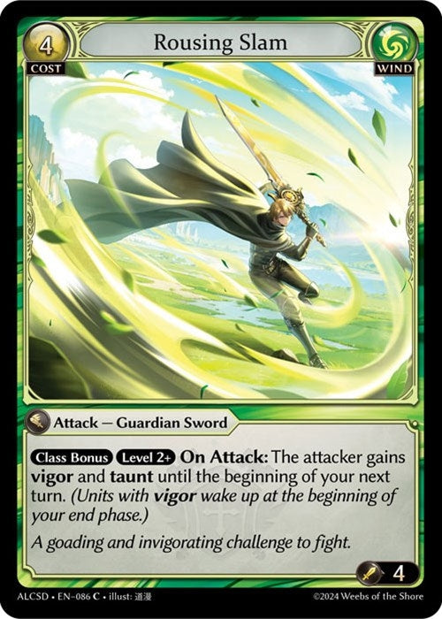 Image for Rousing Slam (086) (Alchemical Revolution Starter Decks) - Grand Archive TCG