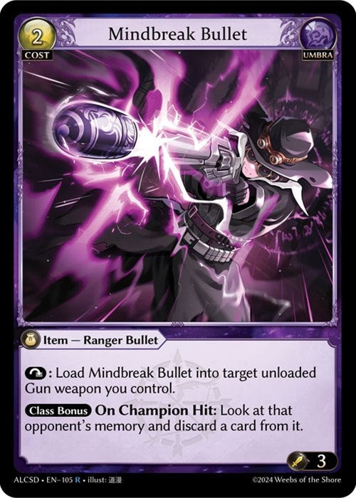 Image for Mindbreak Bullet (105) (Alchemical Revolution Starter Decks) - Grand Archive TCG