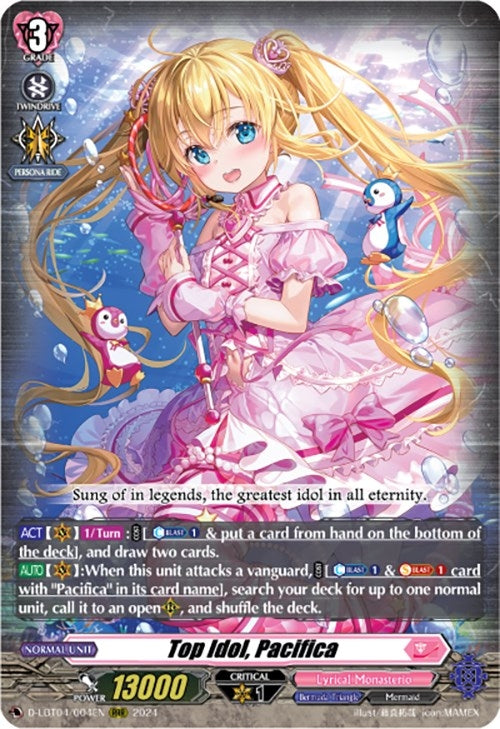 Top Idol Pacifica (4004) [D-LBT04] - Cardfight Vanguard Single