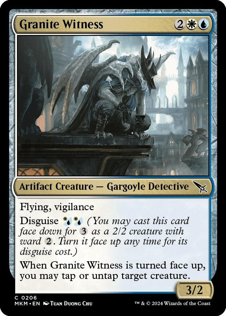 Granite Witness (206) [MKM] - MTG Single