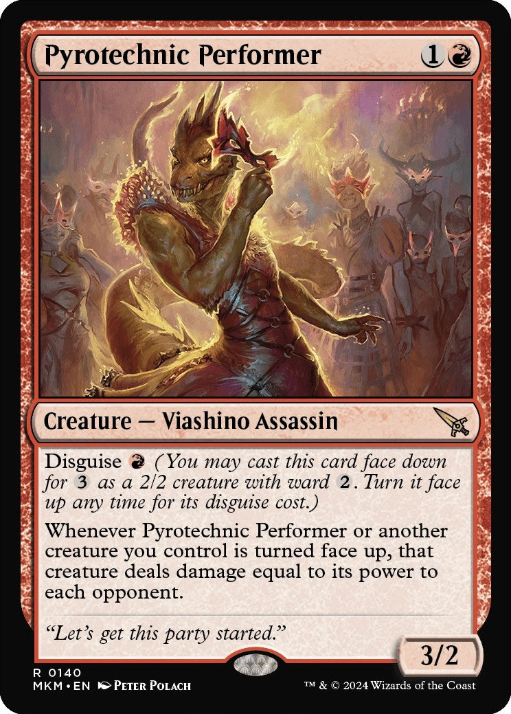 Pyrotechnic Performer (140) [MKM] - MTG Single
