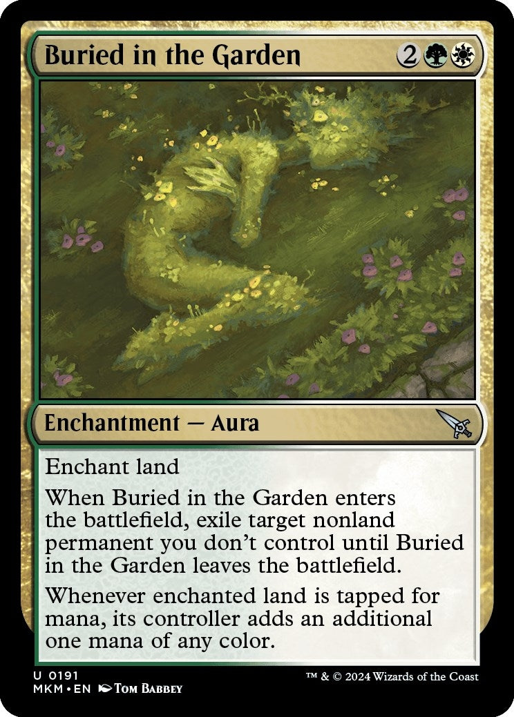 Buried in the Garden (191) [MKM] - MTG Single