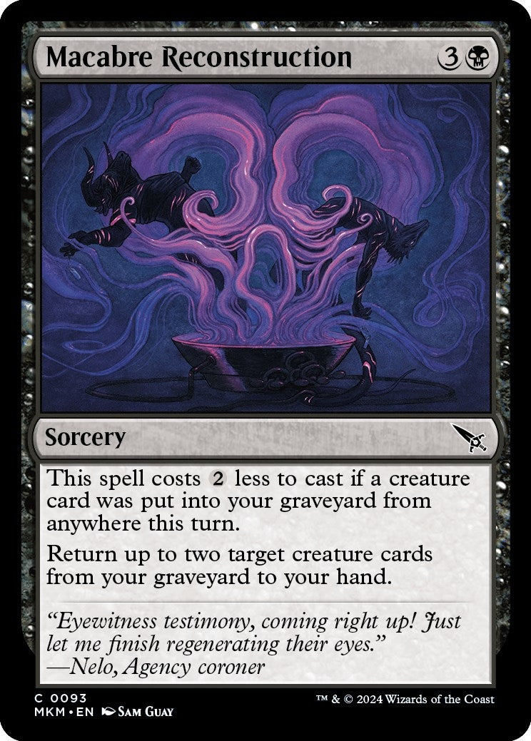 Macabre Reconstruction (93) [MKM] - MTG Single