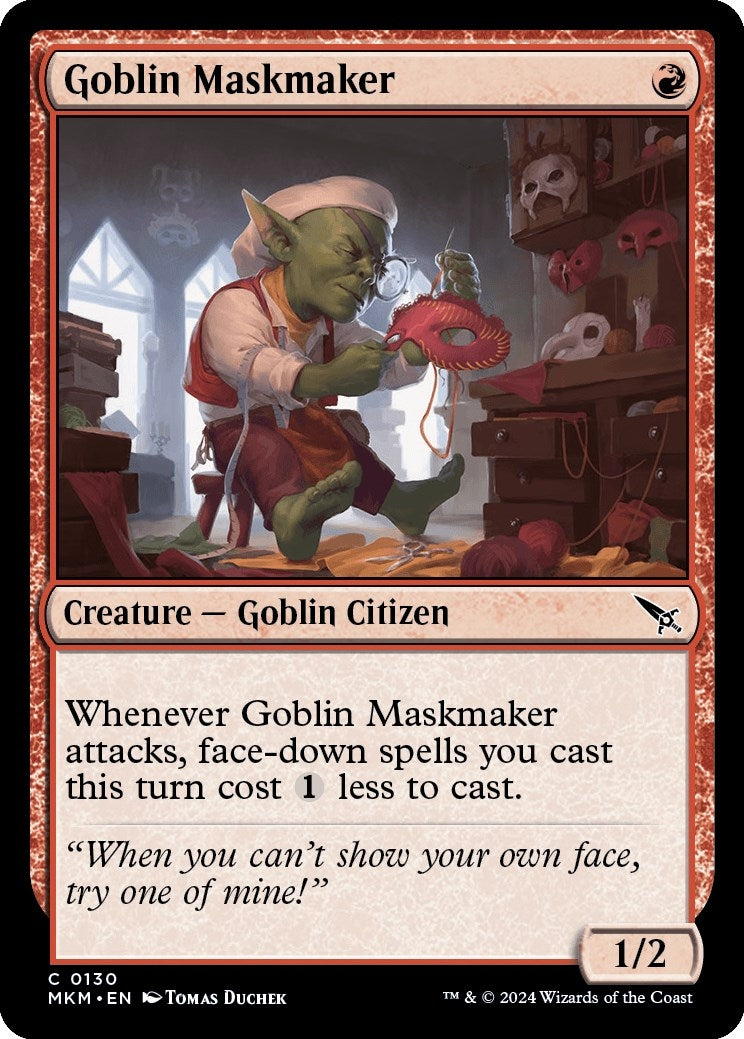 Goblin Maskmaker (130) [MKM] - MTG Single