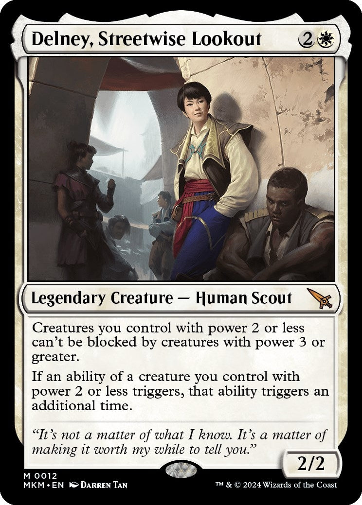 Delney Streetwise Lookout (12) [MKM] - MTG Single