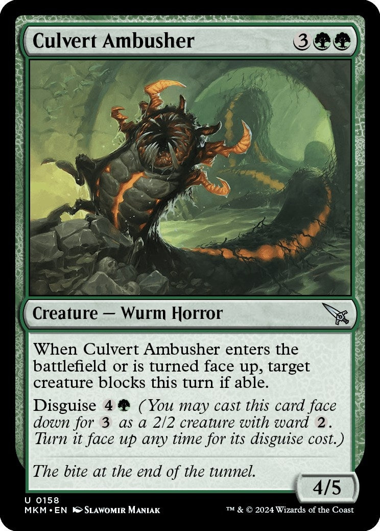 Culvert Ambusher (158) [MKM] - MTG Single