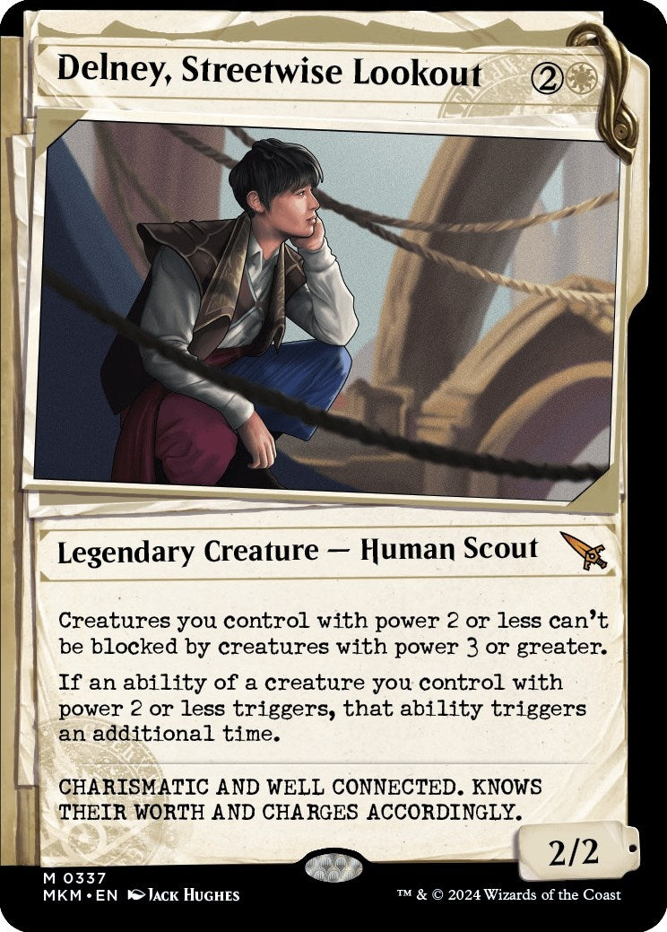 Delney Streetwise Lookout (Showcase) (337) [MKM] - MTG Single