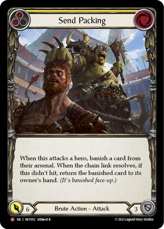 Send Packing (12) [HVY] - Flesh and Blood TCG Single