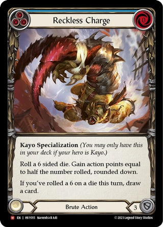 Reckless Charge (15) [HVY] - Flesh and Blood TCG Single