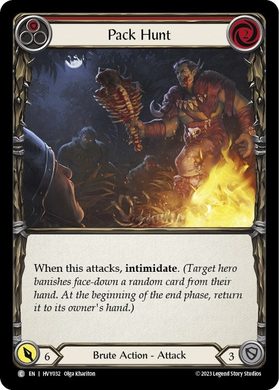 Pack Hunt (Red) (32) [HVY] - Flesh and Blood TCG Single