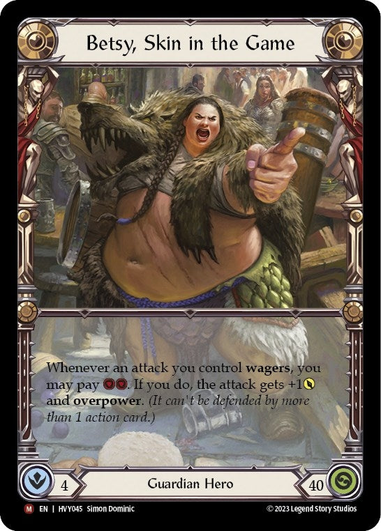 Betsy Skin in the Game (45) [HVY] - Flesh and Blood TCG Single