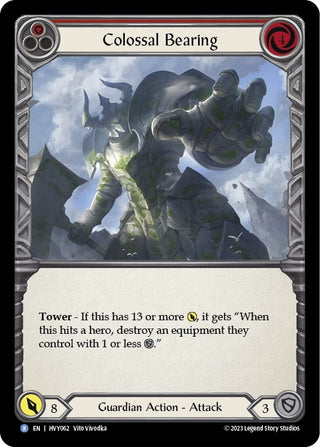 Colossal Bearing (62) [HVY] - Flesh and Blood TCG Single