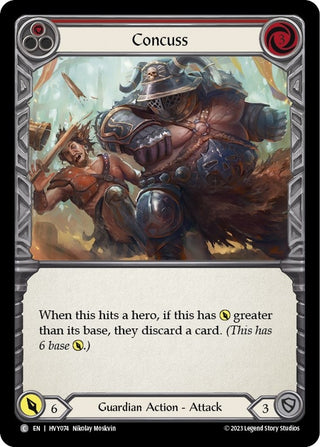 Concuss (Red) (74) [HVY] - Flesh and Blood TCG Single