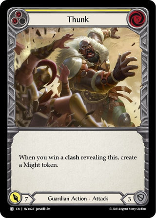 Thunk (Yellow) (78) [HVY] - Flesh and Blood TCG Single