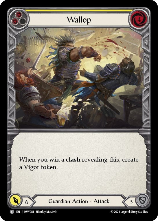 Wallop (Yellow) (81) [HVY] - Flesh and Blood TCG Single