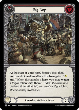 Big Bop (Red) (83) [HVY] - Flesh and Blood TCG Single