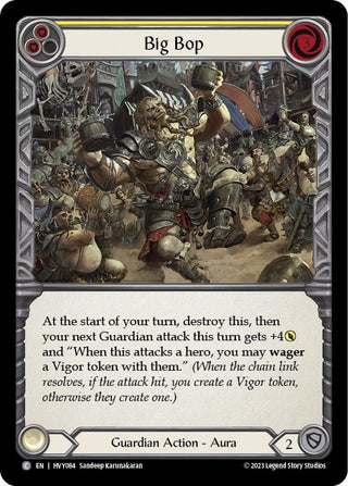 Big Bop (Yellow) (84) [HVY] - Flesh and Blood TCG Single