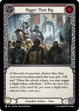 Bigger Than Big (Red) (86) [HVY] - Flesh and Blood TCG Single