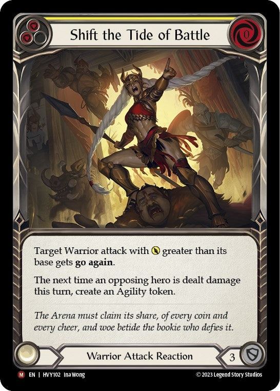 Shift the Tide of Battle (102) [HVY] - Flesh and Blood TCG Single