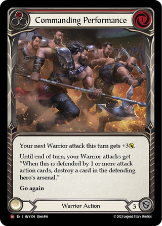 Commanding Performance (104) [HVY] - Flesh and Blood TCG Single