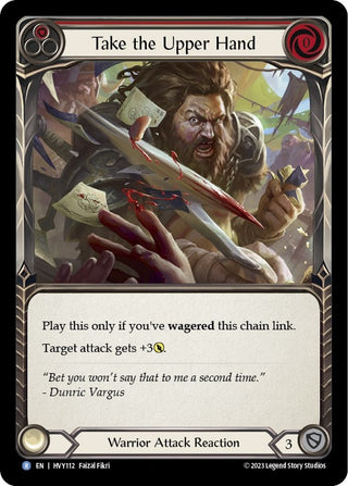 Take the Upper Hand (Red) (112) [HVY] - Flesh and Blood TCG Single