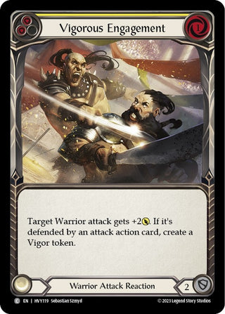 Vigorous Engagement (Yellow) (119) [HVY] - Flesh and Blood TCG Single
