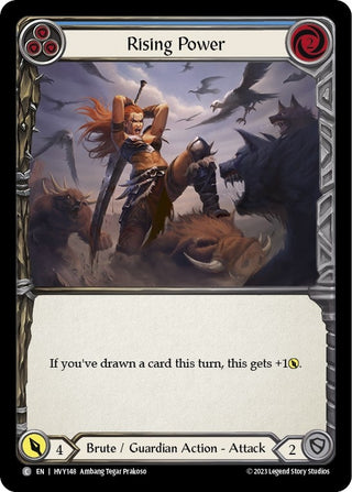 Rising Power (Blue) (148) [HVY] - Flesh and Blood TCG Single