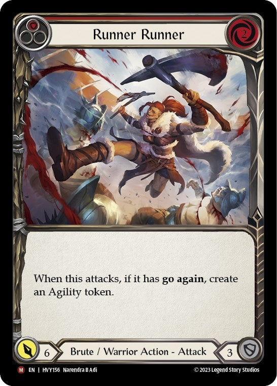 Runner Runner (156) [HVY] - Flesh and Blood TCG Single