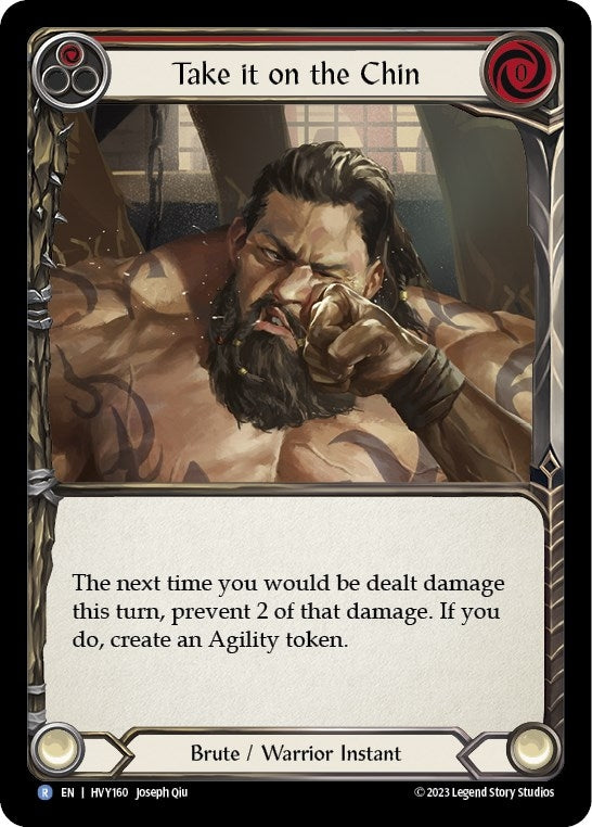 Take it on the Chin (160) [HVY] - Flesh and Blood TCG Single