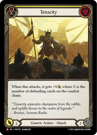 Tenacity (211) [HVY] - Flesh and Blood TCG Single