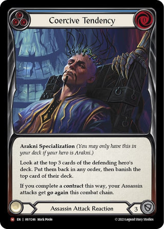 Coercive Tendency (246) [HVY] - Flesh and Blood TCG Single