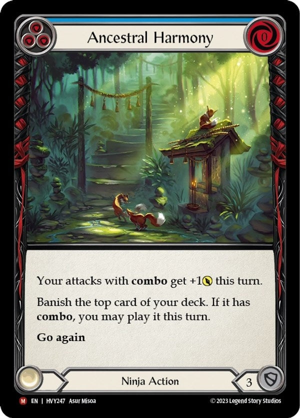 Ancestral Harmony (247) [HVY] - Flesh and Blood TCG Single