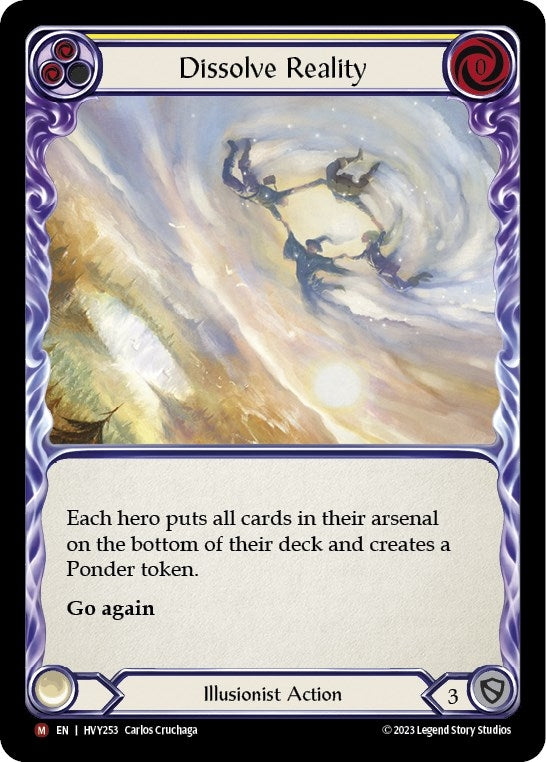 Dissolve Reality (253) [HVY] - Flesh and Blood TCG Single