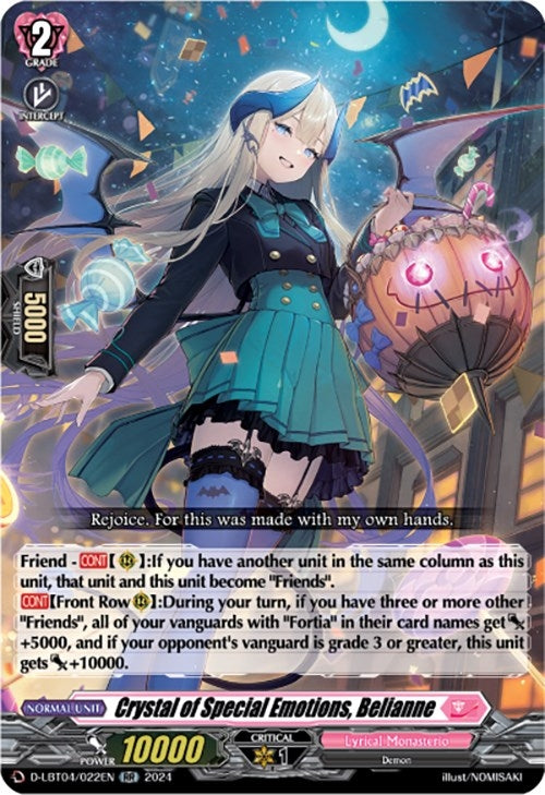 Crystal of Special Emotions Belianne (4022) [D-LBT04] - Cardfight Vanguard Single