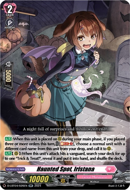 Haunted Spot Iristana (4026) [D-LBT04] - Cardfight Vanguard Single