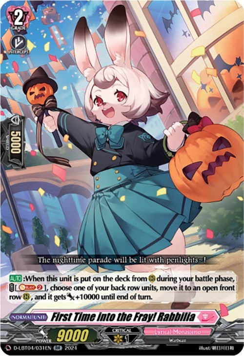 First Time into the Fray! Rabbilia (4031) [D-LBT04] - Cardfight Vanguard Single