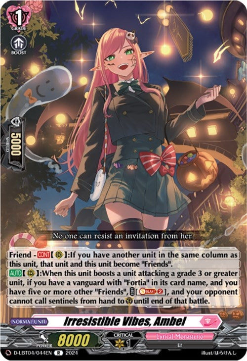 Irresistible Vibes Ambel (4044) [D-LBT04] - Cardfight Vanguard Single