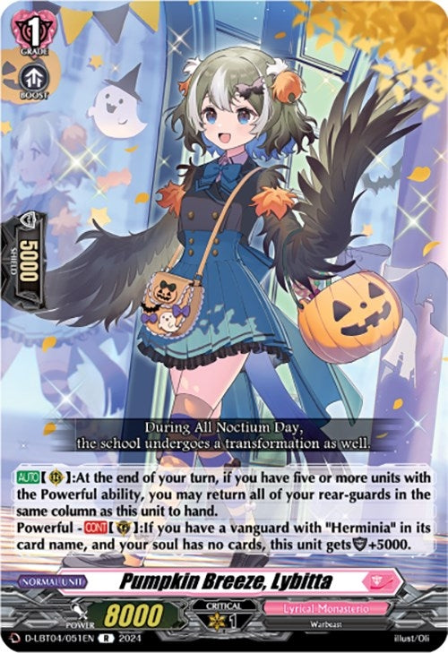 Pumpkin Breeze Lybitta (4051) [D-LBT04] - Cardfight Vanguard Single