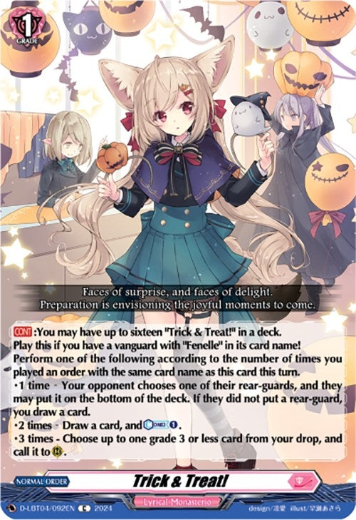 Trick & Treat! (D-LBT04/092EN) (4092) [D-LBT04] - Cardfight Vanguard Single