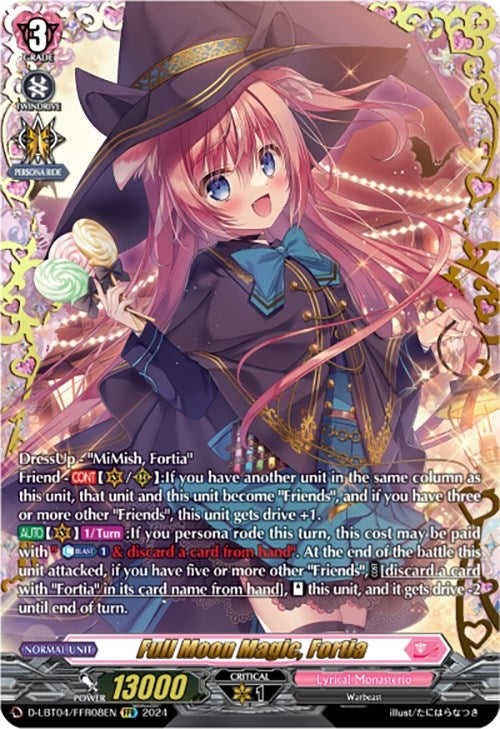 Full Moon Magic Fortia (FFR) (408) [D-LBT04] - Cardfight Vanguard Single