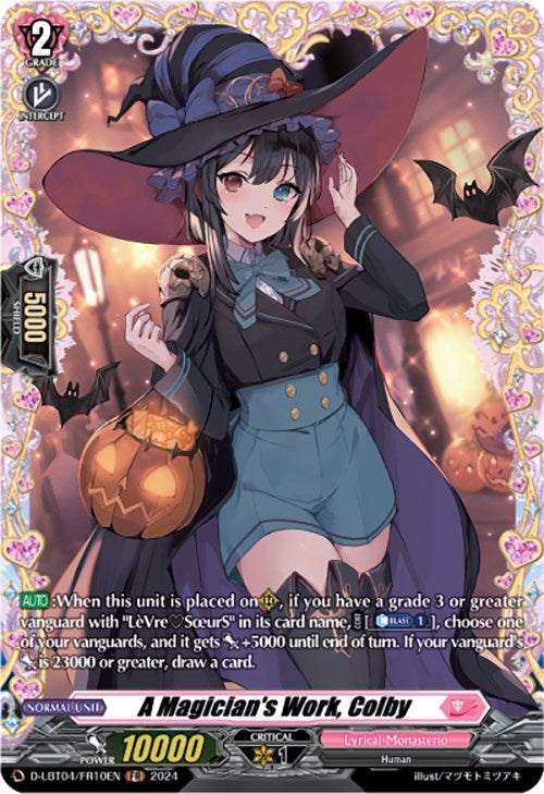 A Magician’s Work Colby (FR) (410) [D-LBT04] - Cardfight Vanguard Single