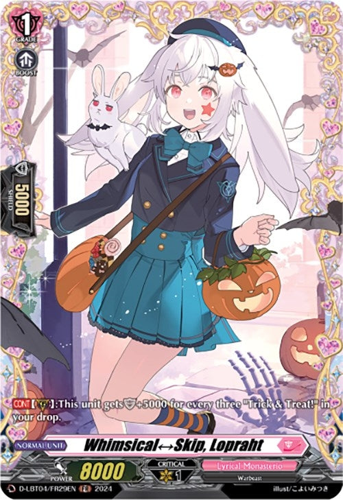 Whimsical Skip Lopraht (FR) (429) [D-LBT04] - Cardfight Vanguard Single