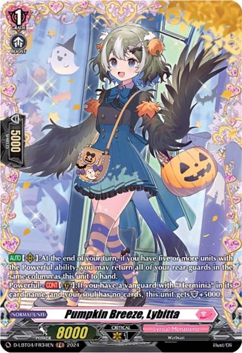 Pumpkin Breeze Lybitta (FR) (434) [D-LBT04] - Cardfight Vanguard Single