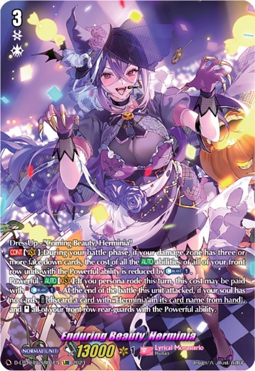 Enduring Beauty Herminia (LSR) (401) [D-LBT04] - Cardfight Vanguard Single