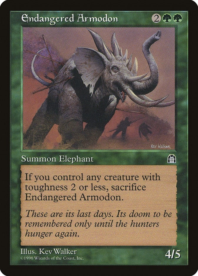 Endangered Armodon [STH] - MTG Single