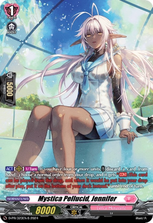 Mystica Pellucid Jennifer (Foil) (323) [D-PR] - Cardfight Vanguard Single