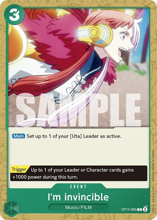 I’m invincible (11005) (ST-11) - One Piece Card Game Single